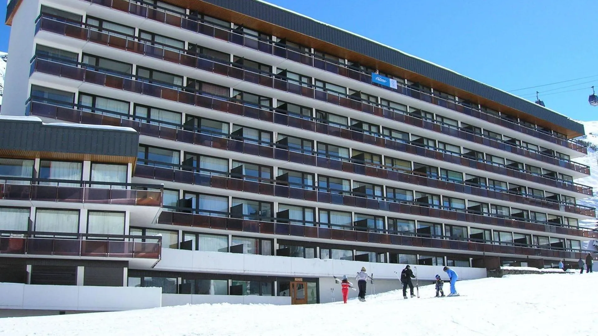 Appartement 6 Pers Avec Balcon Expose Sud, Au Pied Des Pistes Des Menuires, Quartier Croisette - Fr-1-452-210 サン・マルタン・ド・ベルヴィル